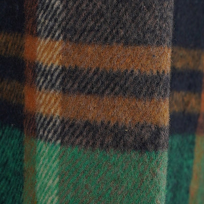 Embroidered patch, brushed check