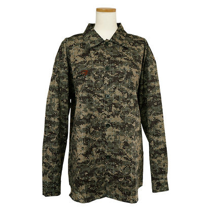 Digital camo and embroidery