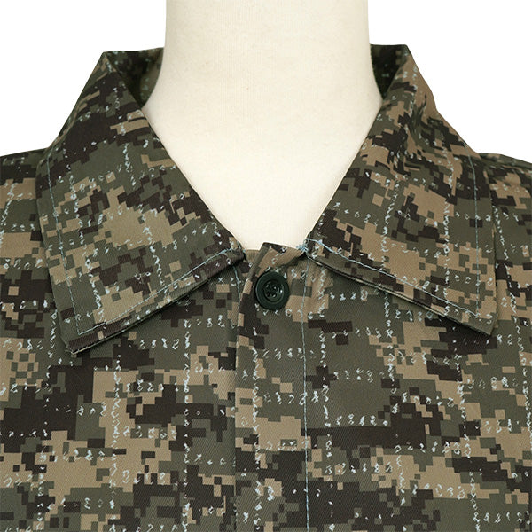 Digital camo and embroidery