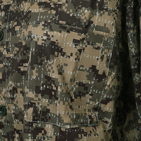 Digital camo and embroidery
