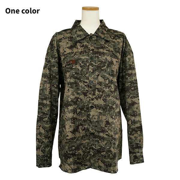 Digital camo and embroidery