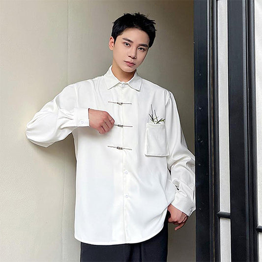 Asian bamboo embroidery
