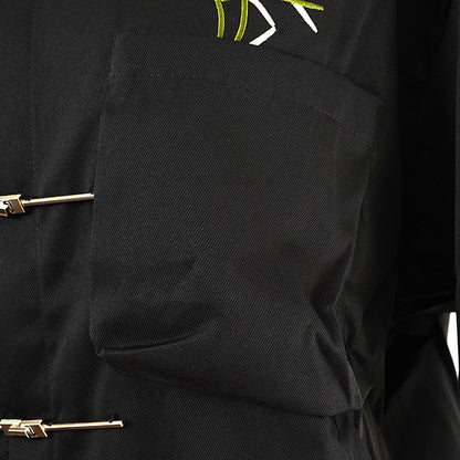 Asian bamboo embroidery