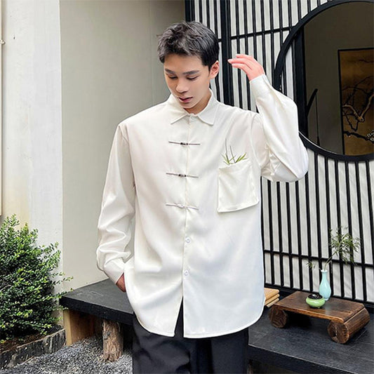 Asian bamboo embroidery