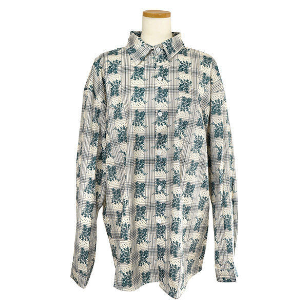 Check and floral retro
