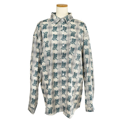 Check and floral retro