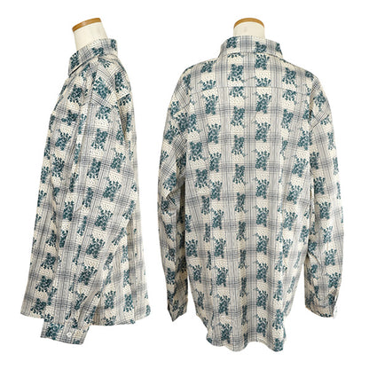 Check and floral retro