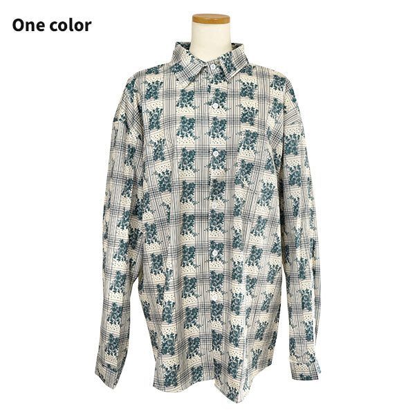 Check and floral retro