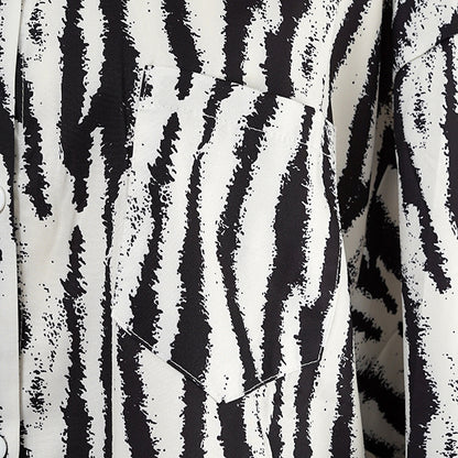 Faded zebra print