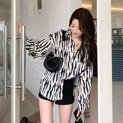 Faded zebra print