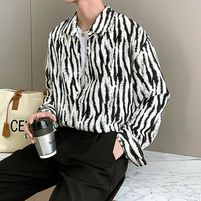 Faded zebra print