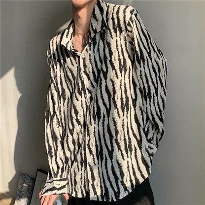 Faded zebra print