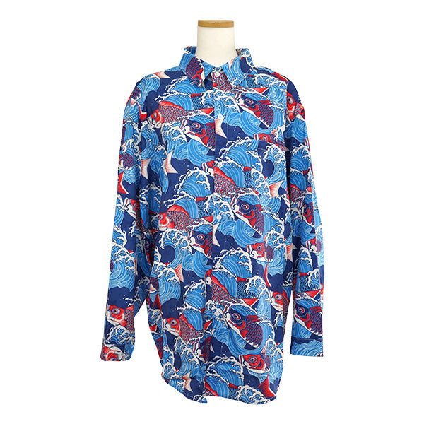 Carp streamers swimming