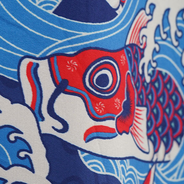 Carp streamers swimming