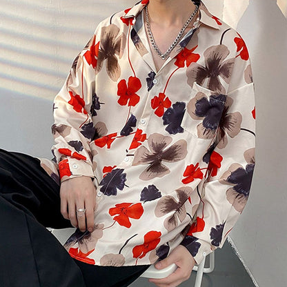 Orange-red four petals