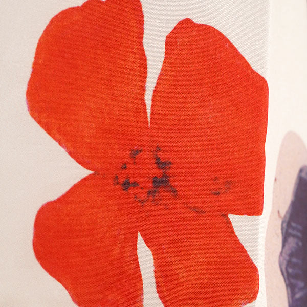 Orange-red four petals