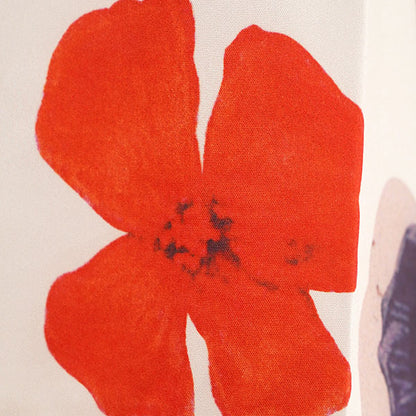 Orange-red four petals