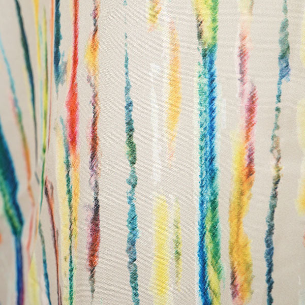 Multicolored paint stripes