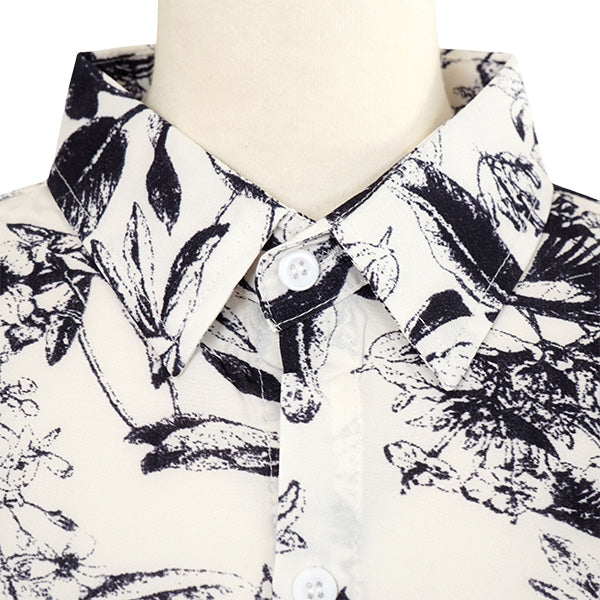 Summer monochrome flowers