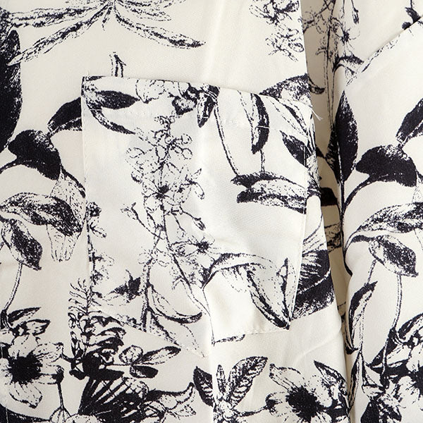 Summer monochrome flowers