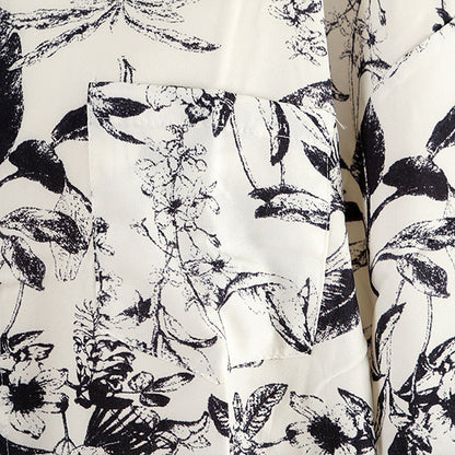Summer monochrome flowers