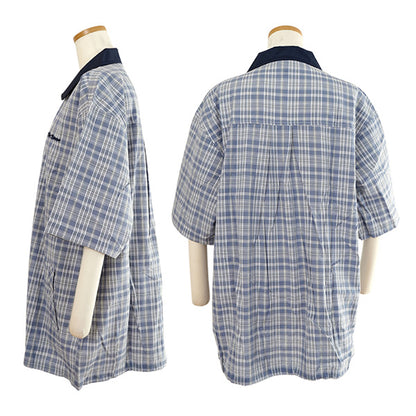 Checked Zip-Up Shirt Jacket