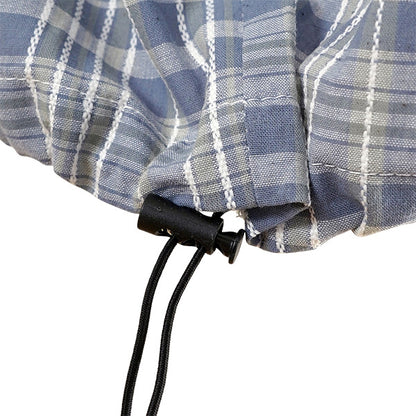 Checked Zip-Up Shirt Jacket