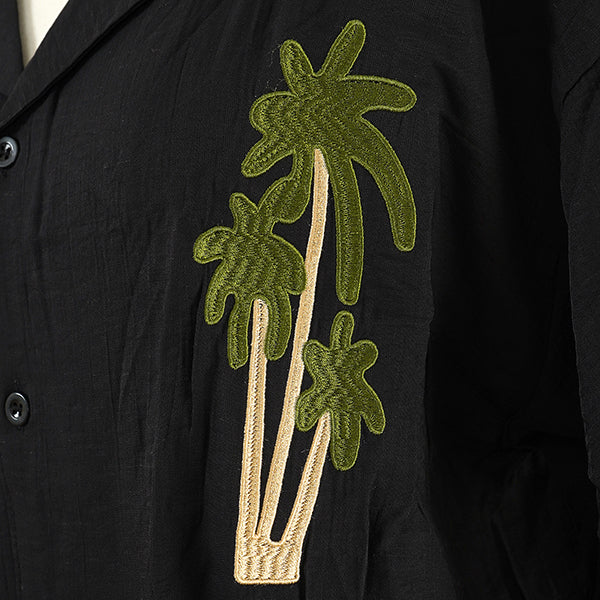 Palm tree embroidery
