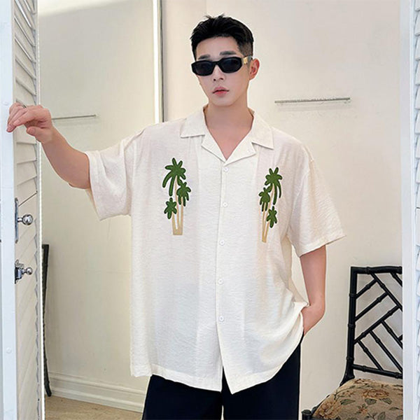 Palm tree embroidery