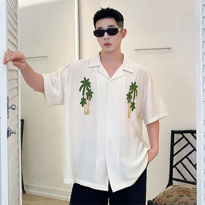 Palm tree embroidery