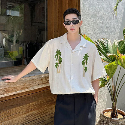 Palm tree embroidery