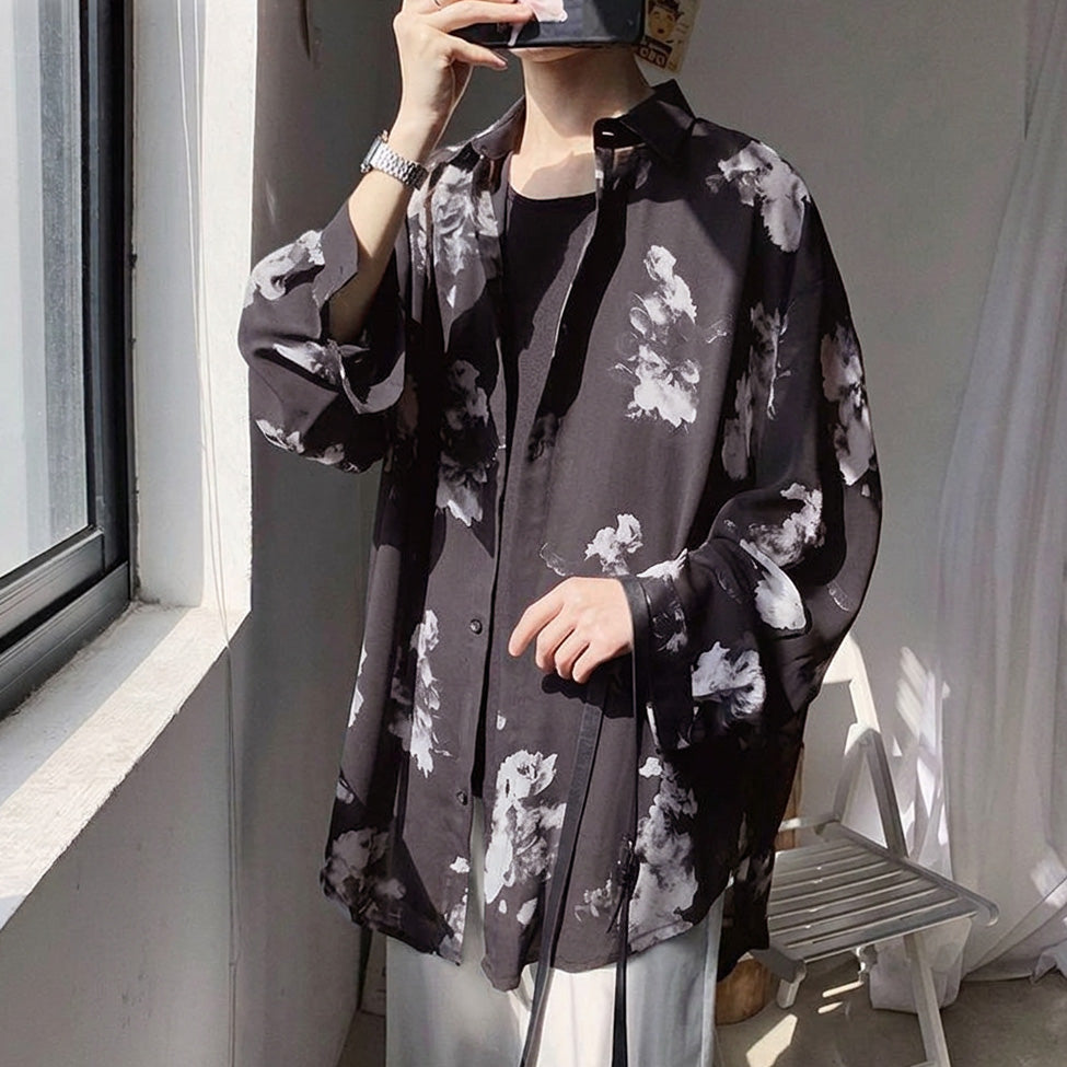 Edgy monochrome floral