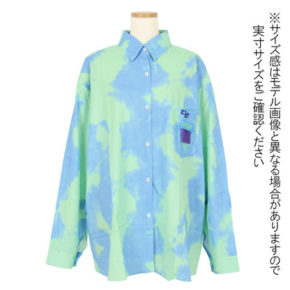 タイダイ柄BIGシルエット長袖シャツ