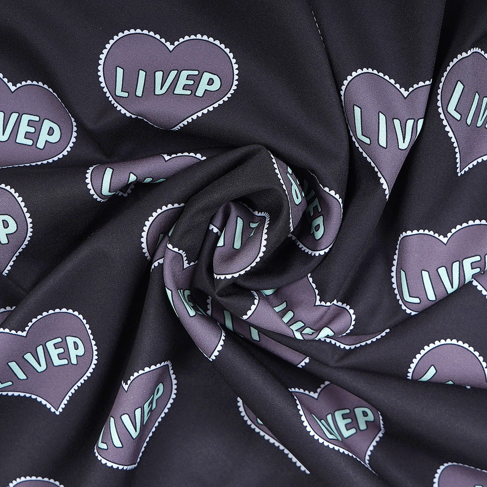 LIVEPハートの半袖シャツ